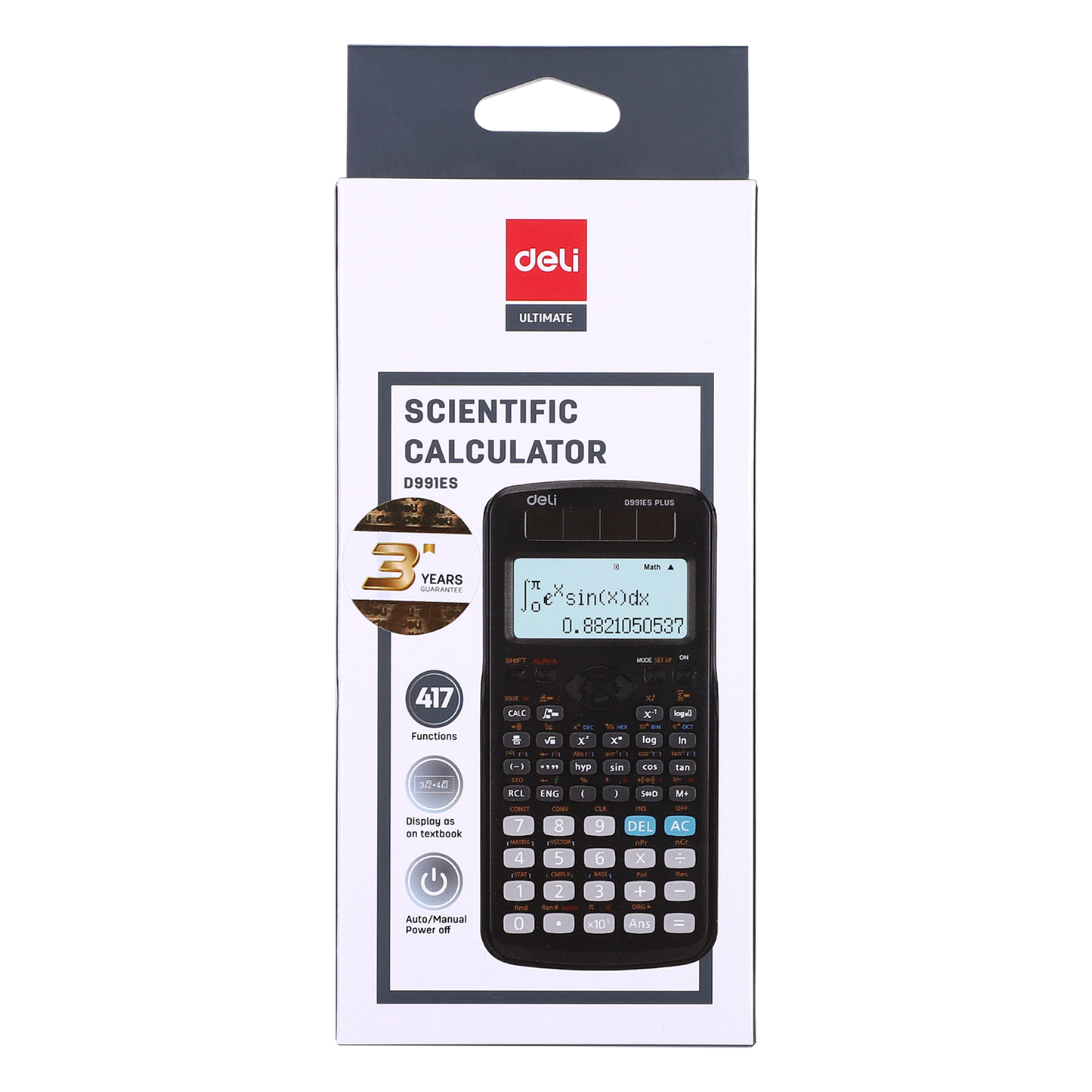 DELI D991ES SCIENTIFIC CALCULATOR
