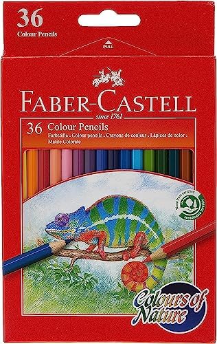 FABER CASTELL 36 COLOUR PENCIL COLOURS OF NATURE
