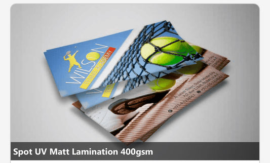 Spot UV Matt Lamination 400gsm – 1000pcs (Free Design Included)