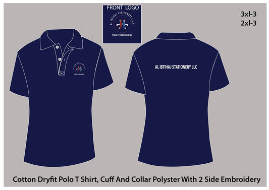Polo T-shirt Embroidery & DTF Printing