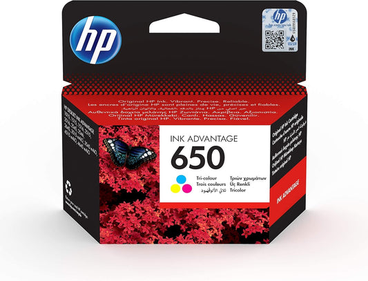 HP 650 Tri-Color Ink Cartridge