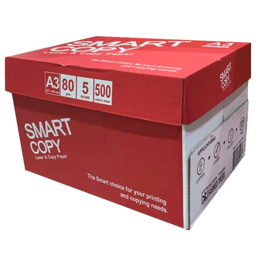 Smart Copy Paper A3 80 GSM BOX (5 REEM)