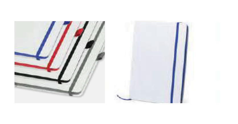 A5 SIZE PU LEATHER NOTEBOOK WITH ELASTIC BAND