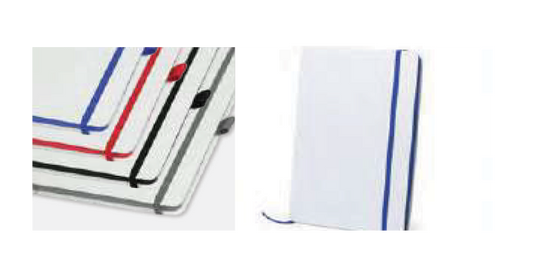 A5 SIZE PU LEATHER NOTEBOOK WITH ELASTIC BAND