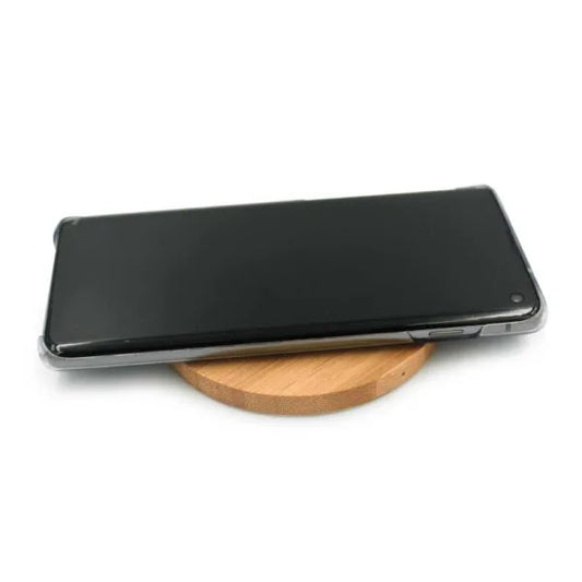 Bamboo 10W Wireless Charging Pads ( “Your Brand • Your Print • Your Style.” ) All printing available