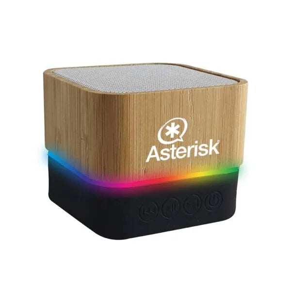 Cube Bamboo Bluetooth Speaker