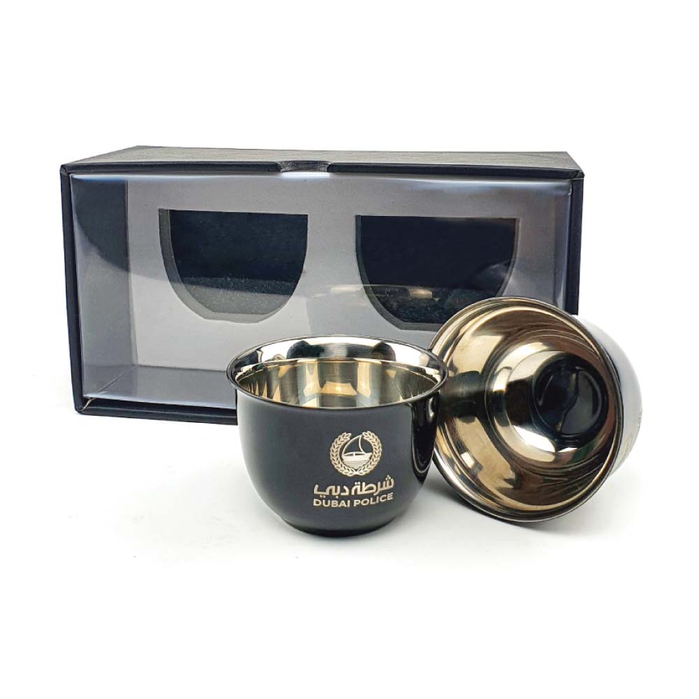 Arabic Coffee Cups 2 Pcs Sets ( “Your Brand • Your Print • Your Style.” ) All printing available