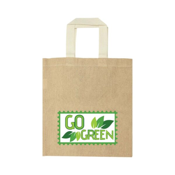 Cotton Like Jute Bags with Webbing Handle 250gsm ( “Your Brand • Your Print • Your Style.” ) All printing available
