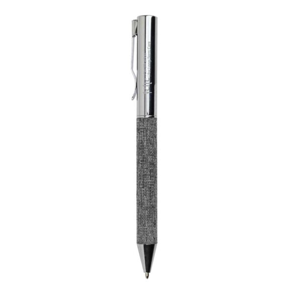 RPET Metal Ball Pens, Twist Action Mechanism, Blue Ink ( “Your Brand • Your Print • Your Style.” ) All printing available