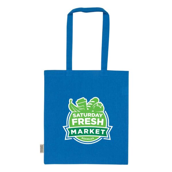 Recycled Cotton Bags, Durable Long Strap ( “Your Brand • Your Print • Your Style.” ) All printing available