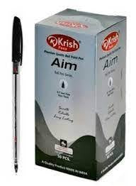 Krish Ball Pen Black 50pcs