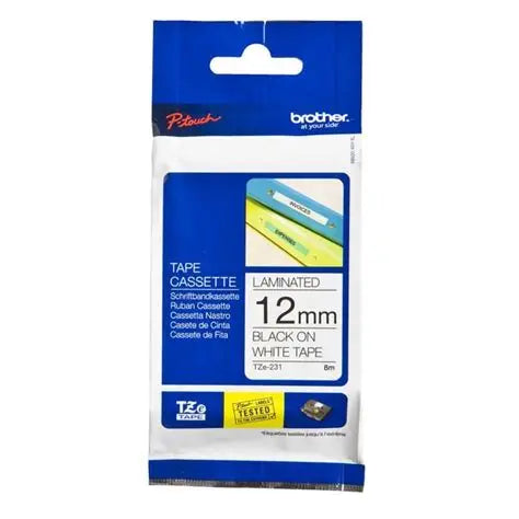 BROTHER TAPE CASETTE BLACK AND WHITE