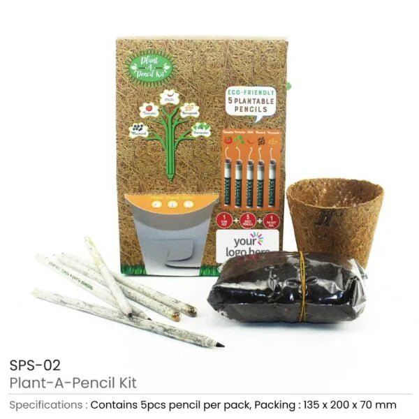 Plant A Pencil Kit ( “Your Brand • Your Print • Your Style.” ) All printing available
