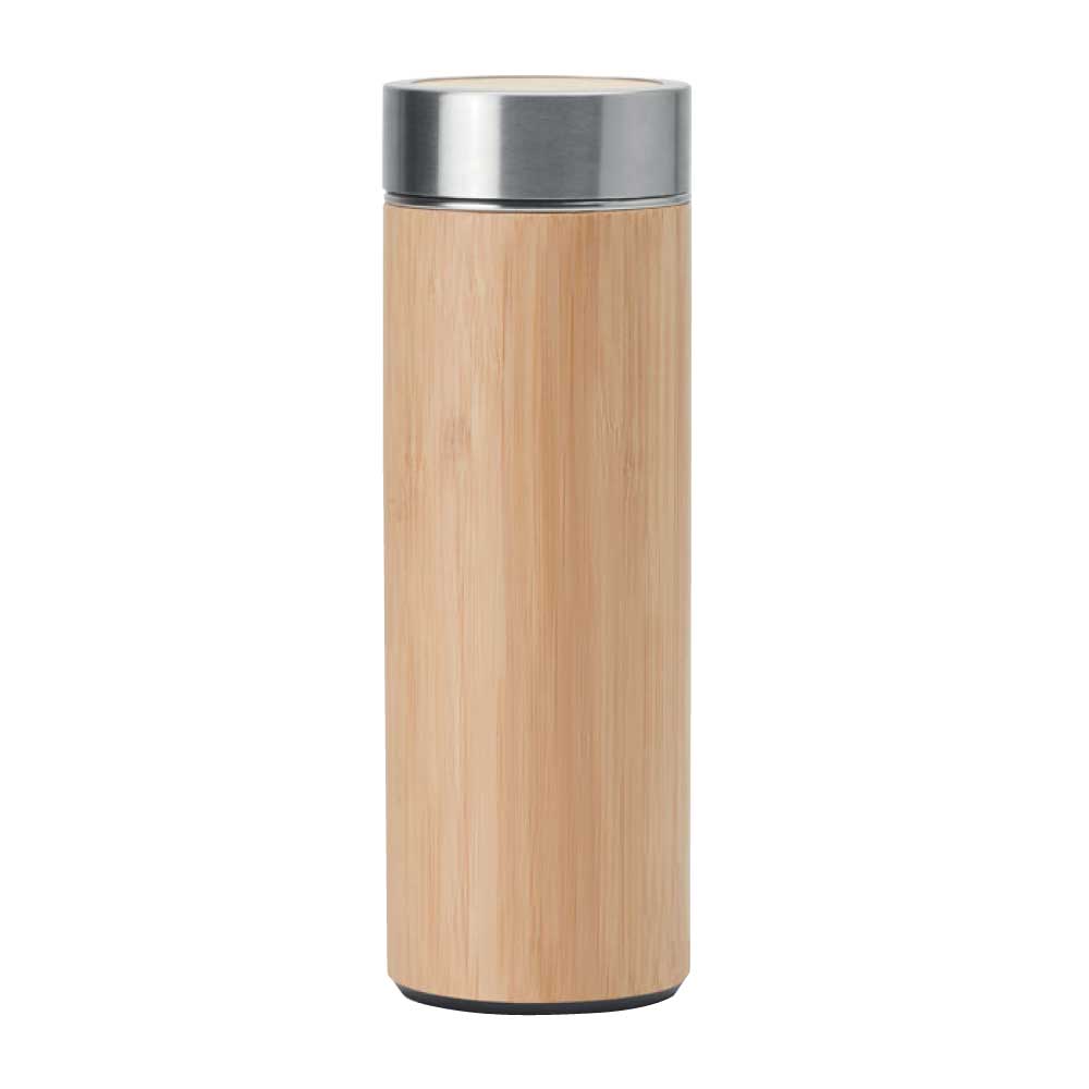 Stainless Steel Bamboo Flask ( “Your Brand • Your Print • Your Style.” ) All printing available