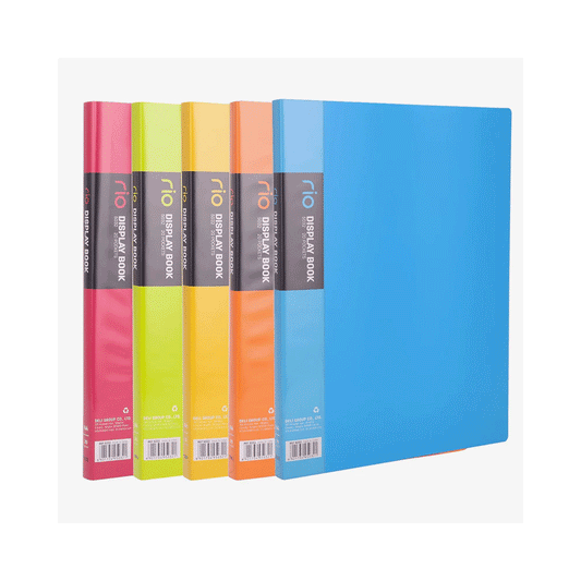 DELI DISPLAY BOOK 20 POCKETS A4