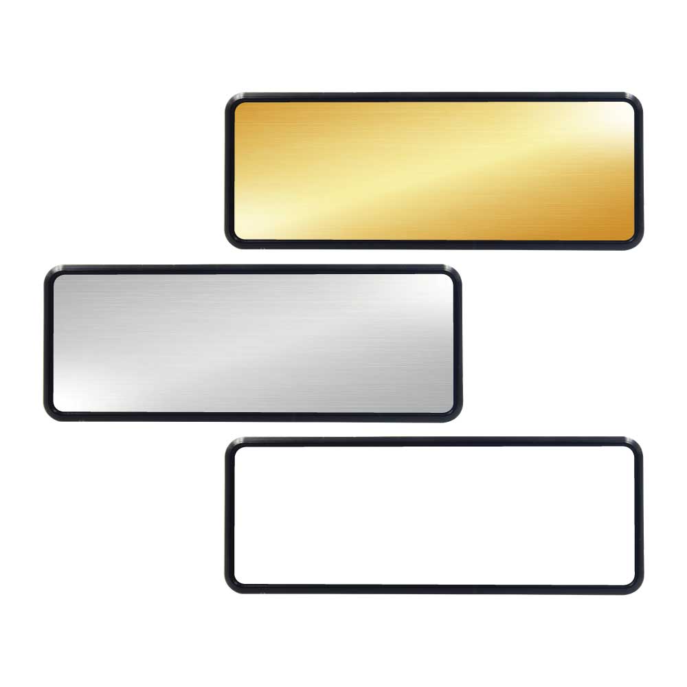 Reusable Name Badges ( “Your Brand • Your Print • Your Style.” ) All printing available