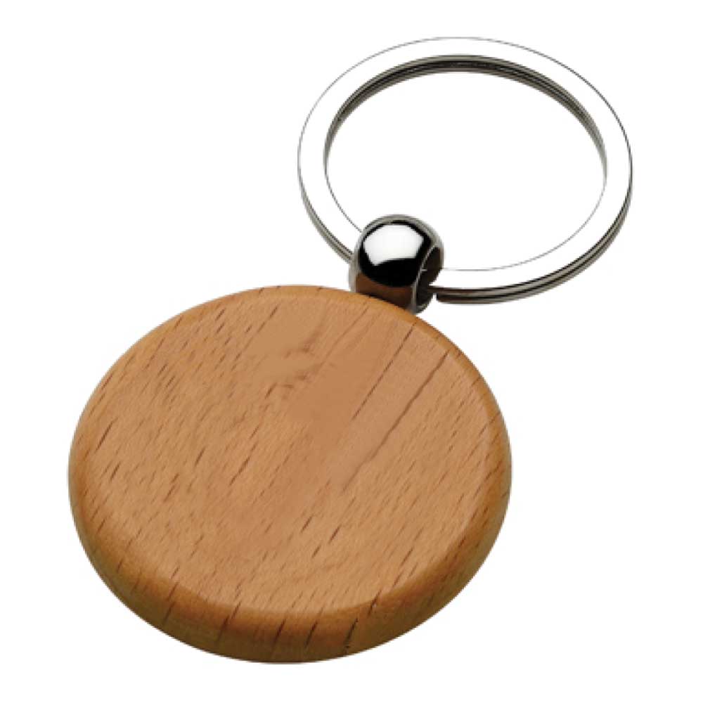 Round Wooden Keychains ( “Your Brand • Your Print • Your Style.” ) All printing available