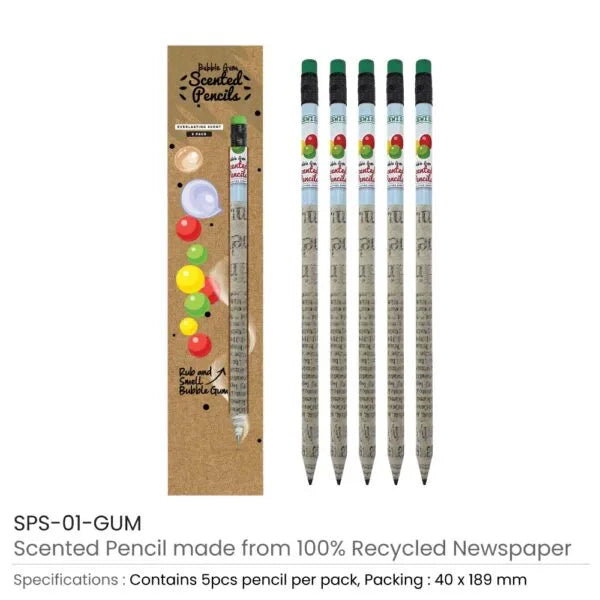 Scented Pencils Sets ( “Your Brand • Your Print • Your Style.” ) All printing available