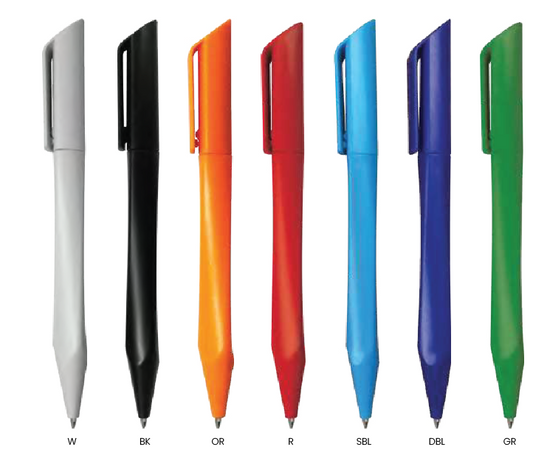 Promotional Plastic Pen. ( “Your Brand • Your Print • Your Style.” ) All printing available