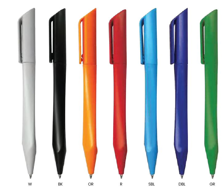 Promotional Plastic Pen. ( “Your Brand • Your Print • Your Style.” ) All printing available