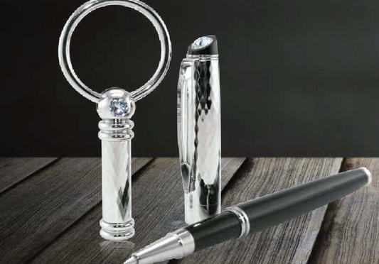 Black Luxury Giftset. Includes a Black Roller Pen ( “Your Brand • Your Print • Your Style.” ) All printing available