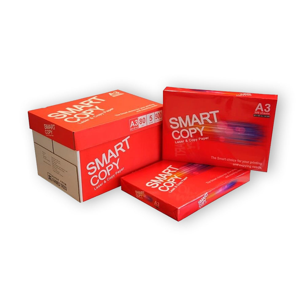 Smart Copy Paper A3 80 GSM BOX (5 REEM)