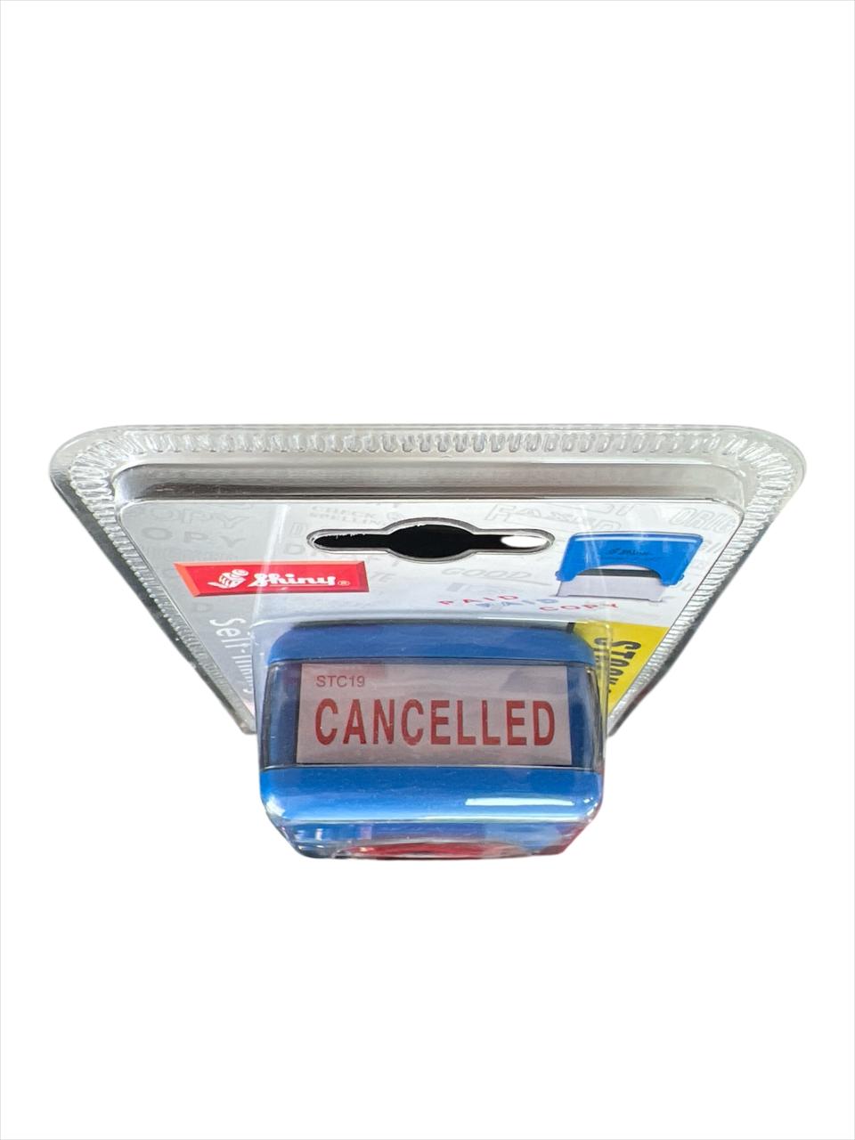 SHINY SELF INKING STAMP CANCELLED stp 16