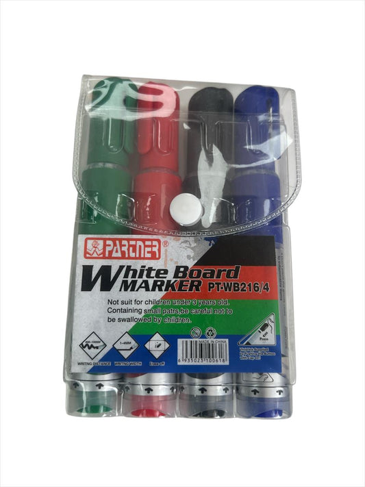 PARTNER WHITEBOARD MARKER PT-WB216/4