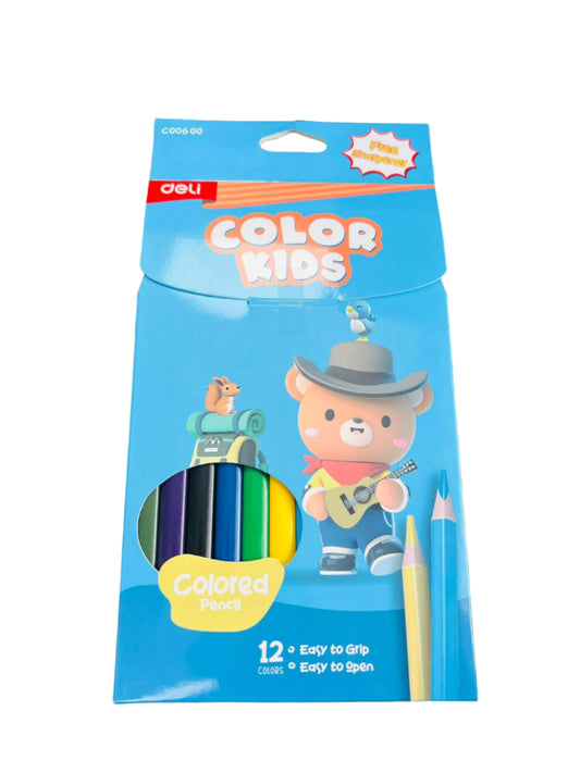 DELI COLORED PENCIL C00600 12 COLORS