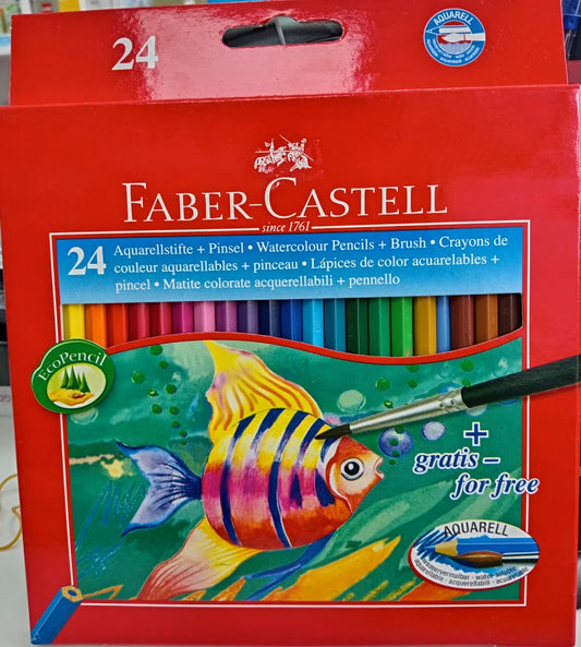 FABER CASTELL 24 COLOR PENCIL GRATIS -FOR FREE