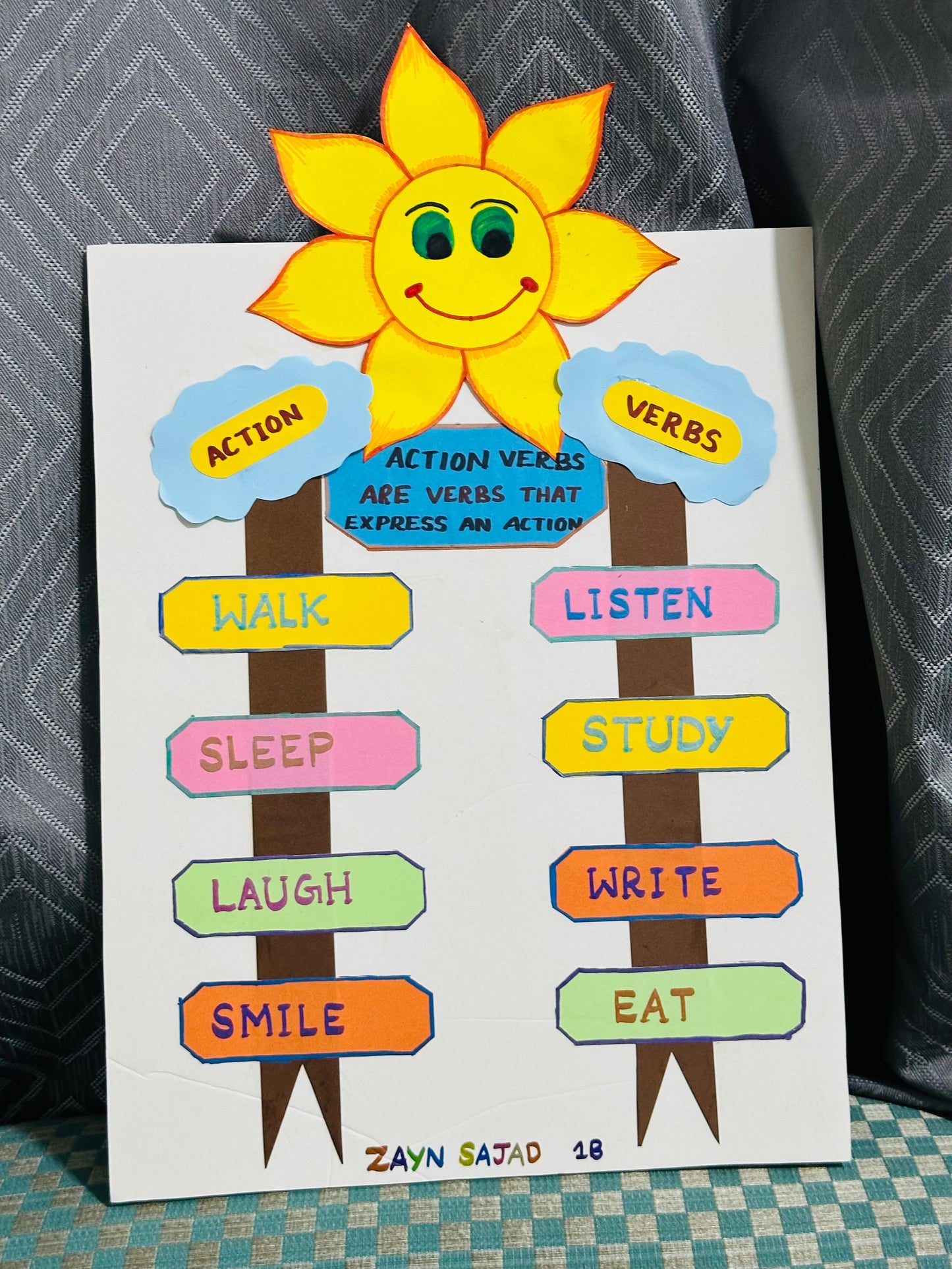 School Projects – Action Verbs