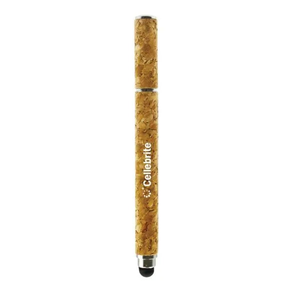 Cork Pens with Stylus ( “Your Brand • Your Print • Your Style.” ) All printing available