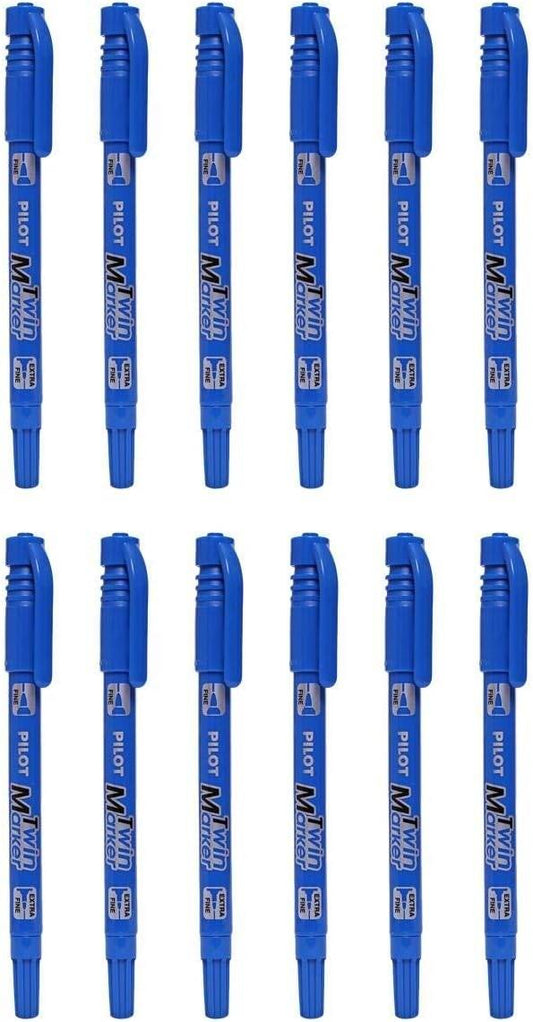 Pilot SCA-TM Twin Marker – Pack of 12 BLUE