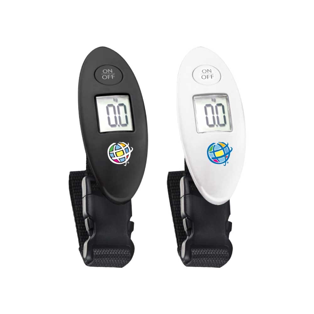 Digital Luggage Scale ( “Your Brand • Your Print • Your Style.” ) All printing available