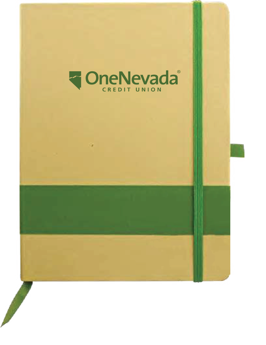 ECO FRIENDLY NOTEBOOK WITH PEN HOLDER