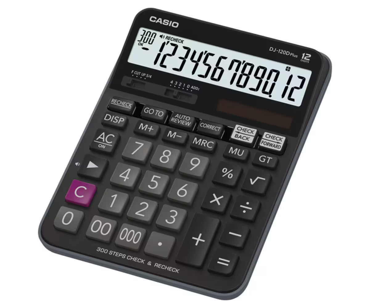 CASIO DJ 120 D PLUS CALCULATOR