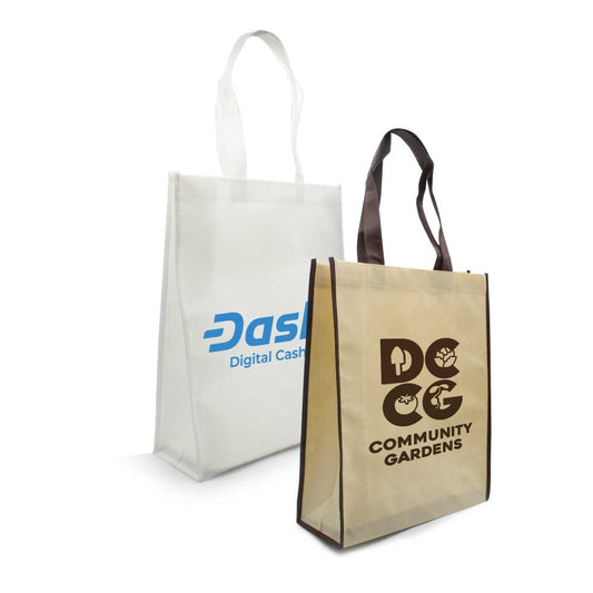 Vertical Non-woven Bags ( “Your Brand • Your Print • Your Style.” ) All printing available