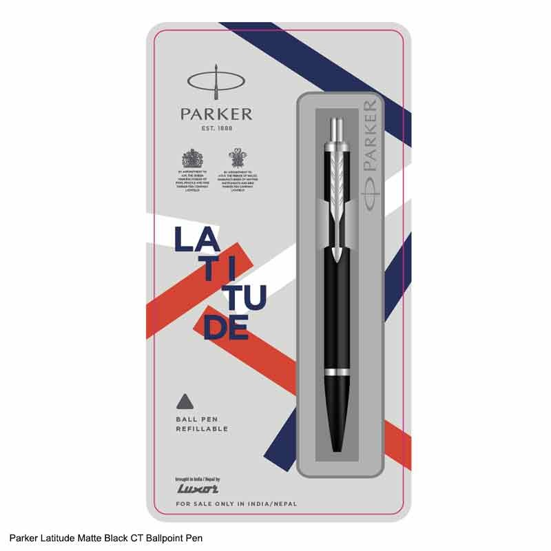 PARKER PEN LATITUDE MATTE BLACK