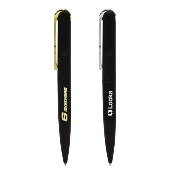 Rubberized Metal Pens ( “Your Brand • Your Print • Your Style.” ) All printing available
