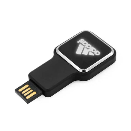 Square Light Up Logo USB 16GB ( “Your Brand • Your Print • Your Style.” ) All printing available