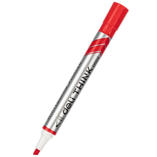 Deli Think Whiteboard Marker – Model U002 RED