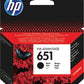 HP 651 BLACK CATRIDGE