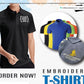 Polo T-shirt Embroidery & DTF Printing