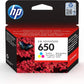 HP 650 Tri-Color Ink Cartridge