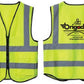 Safety Jacket With DTF / Embroidery PRINTING