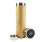 Bamboo Flask with Temperature Display ( “Your Brand • Your Print • Your Style.” ) All printing available