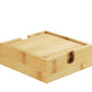 4 Pcs Bamboo Tea Coasters Sets with Case ( “Your Brand • Your Print • Your Style.” ) All printing available