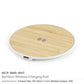 Bamboo Wireless Fast Charging Pads 15W Output