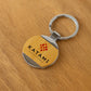 Round Bamboo and Metal Keychains 32mm ( “Your Brand • Your Print • Your Style.” ) All printing available