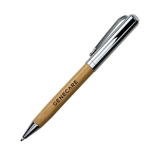 Chrome and Bamboo Metal Pens ( “Your Brand • Your Print • Your Style.” ) All printing available